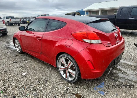2012 Hyundai Veloster Base from USA, damaged, VIN KMHTC6ADXCU071322